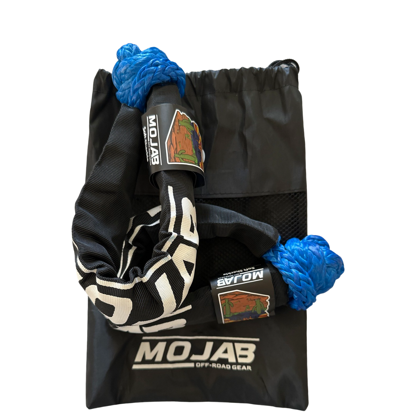 Soft Shackle 3/8'' x 19'' with sleeve and bag (Set of 2 Shackles).