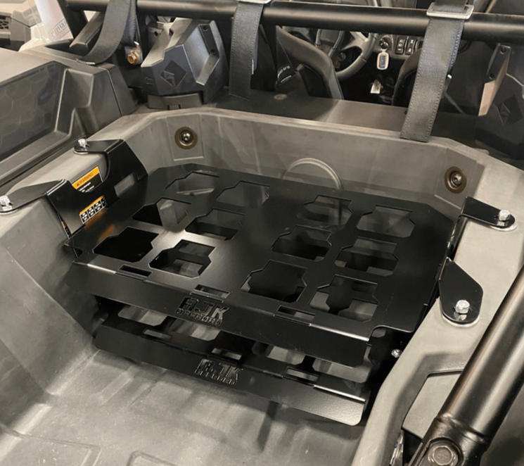 Polaris RZR XP 1000 2024 Model Year AJK Offroad Side View of Top and Bottom Plates with No Kits