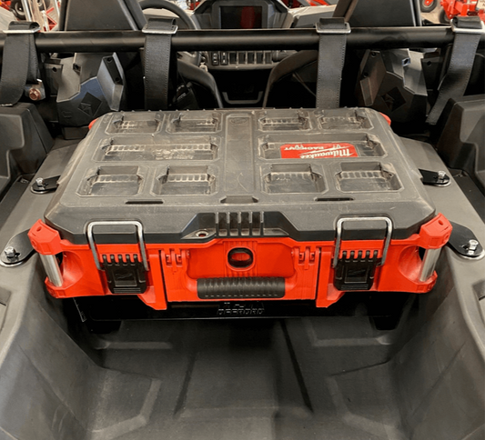 Polaris RZR XP 1000 2024 Model Year AJK Offroad Packout Mount with Top Plate and One Milwaukee Kit