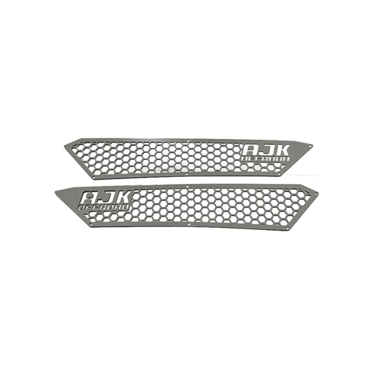 Polaris RZR XP Vent Cover 2024 model year AJK Offroad Ghost Gray