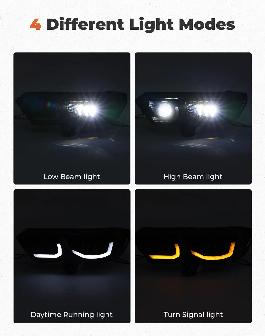 LED Headlights Assembly Kit for Can-Am Defender