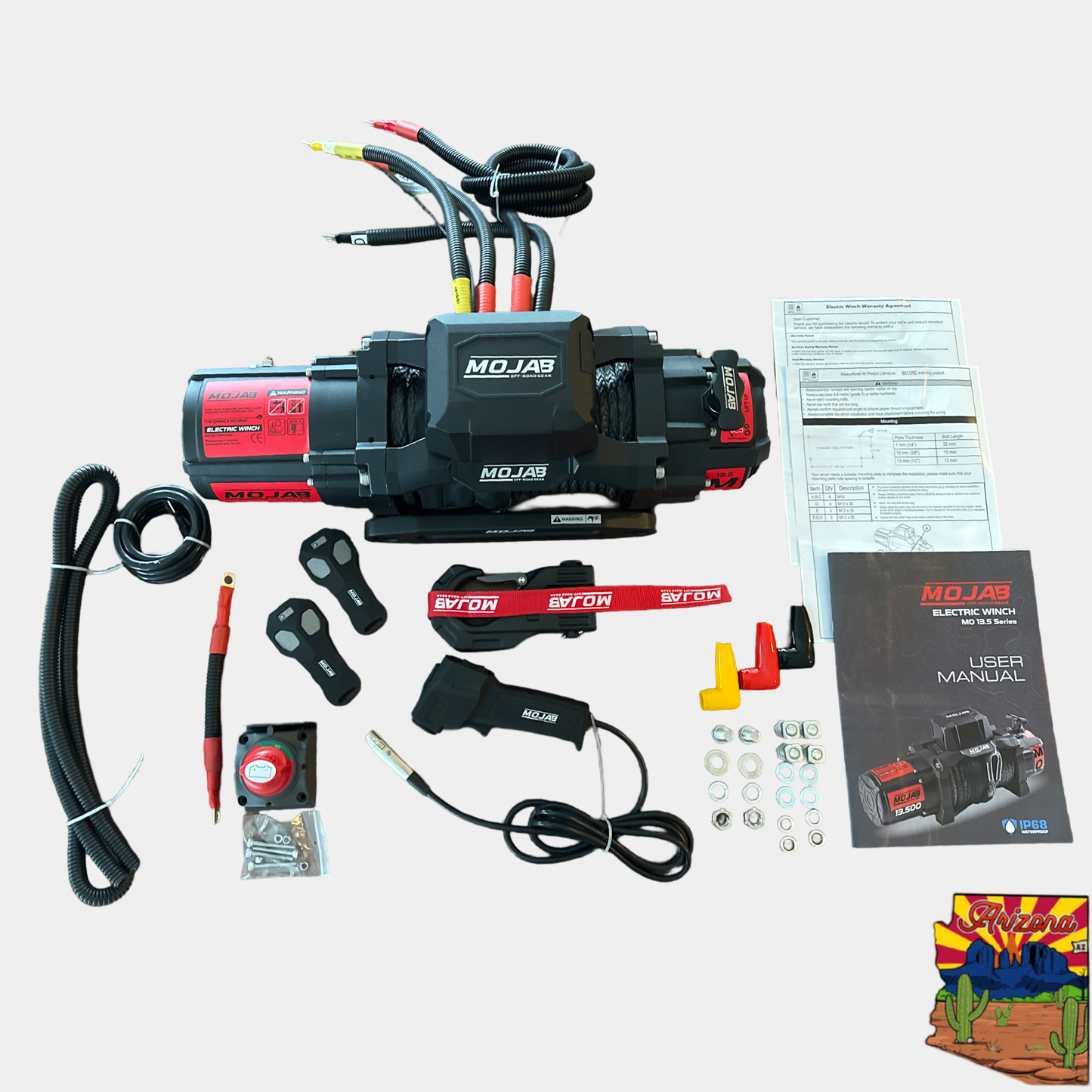MO13.5 Series Electric Winch - Backorder – Estimated shipping week commencing 21st April