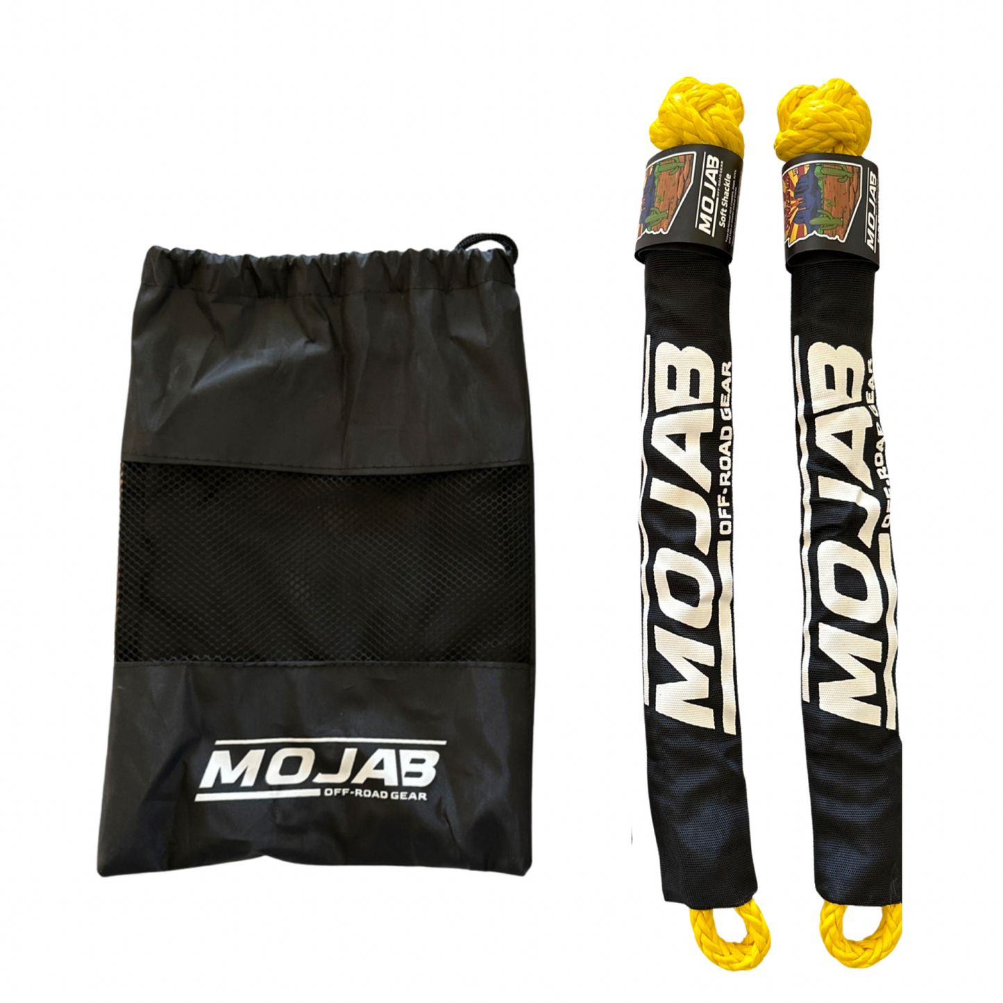 Soft Shackle 3/8'' x 19'' with sleeve and bag (Set of 2 Shackles).