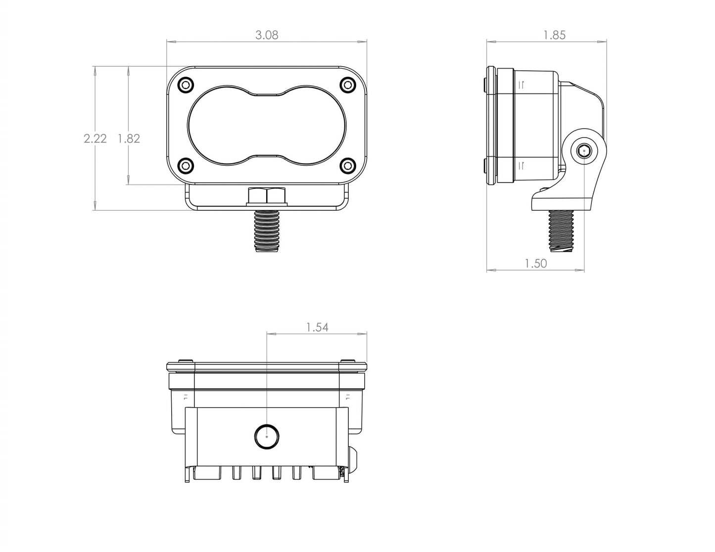 LED Light Pods Pair S2 Pro Series Baja Designs