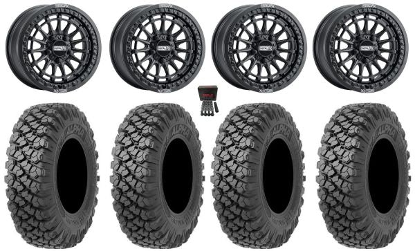 Metal FX Delta R beadlock and Valor Alpha tire set of 4