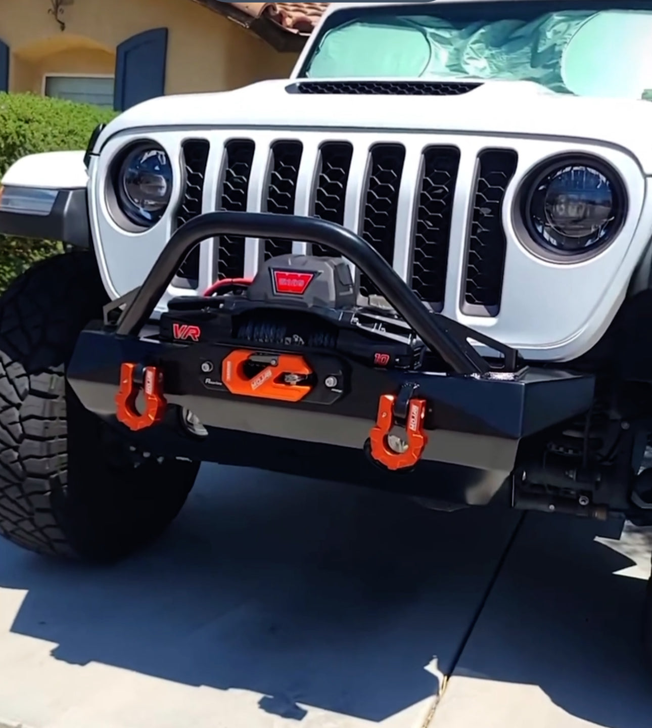 Aluminum Recessed Winch Shackle with Fairlead Kit, closed latch (LIFE TIME WARRANTY*)