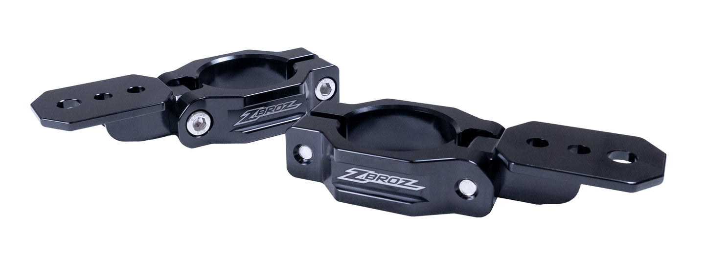 ZBROZ 1.50"-2.0" TUBE LIGHT/ACC. MOUNT