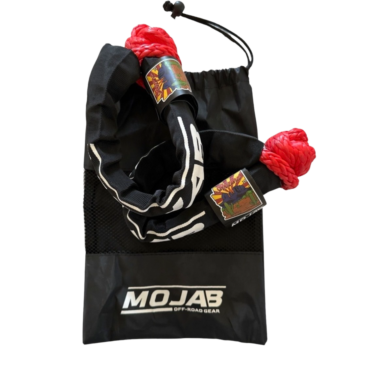 Soft Shackle 3/8'' x 19'' with sleeve and bag (Set of 2 Shackles).