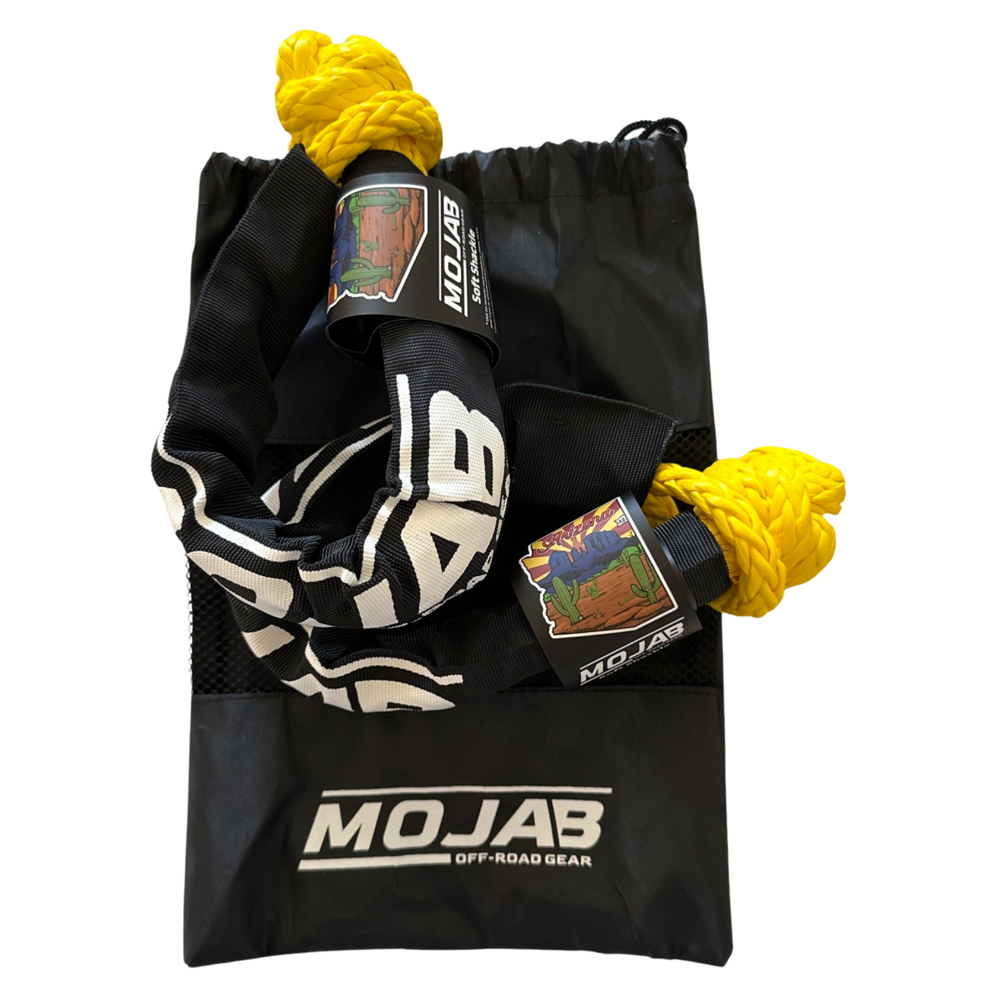 Soft Shackle 3/8'' x 19'' with sleeve and bag (Set of 2 Shackles).