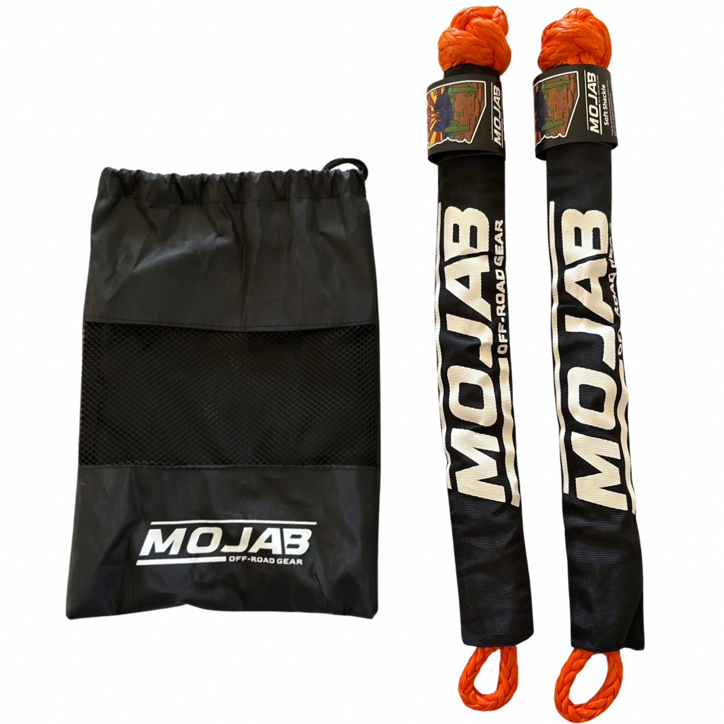 Soft Shackle 3/8'' x 19'' with sleeve and bag (Set of 2 Shackles).