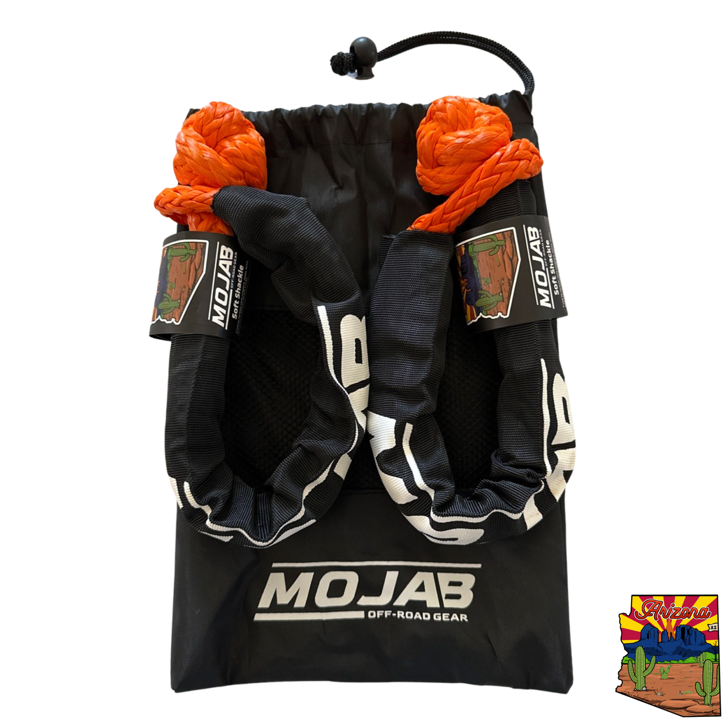 Soft Shackle 3/8'' x 19'' with sleeve and bag (Set of 2 Shackles).