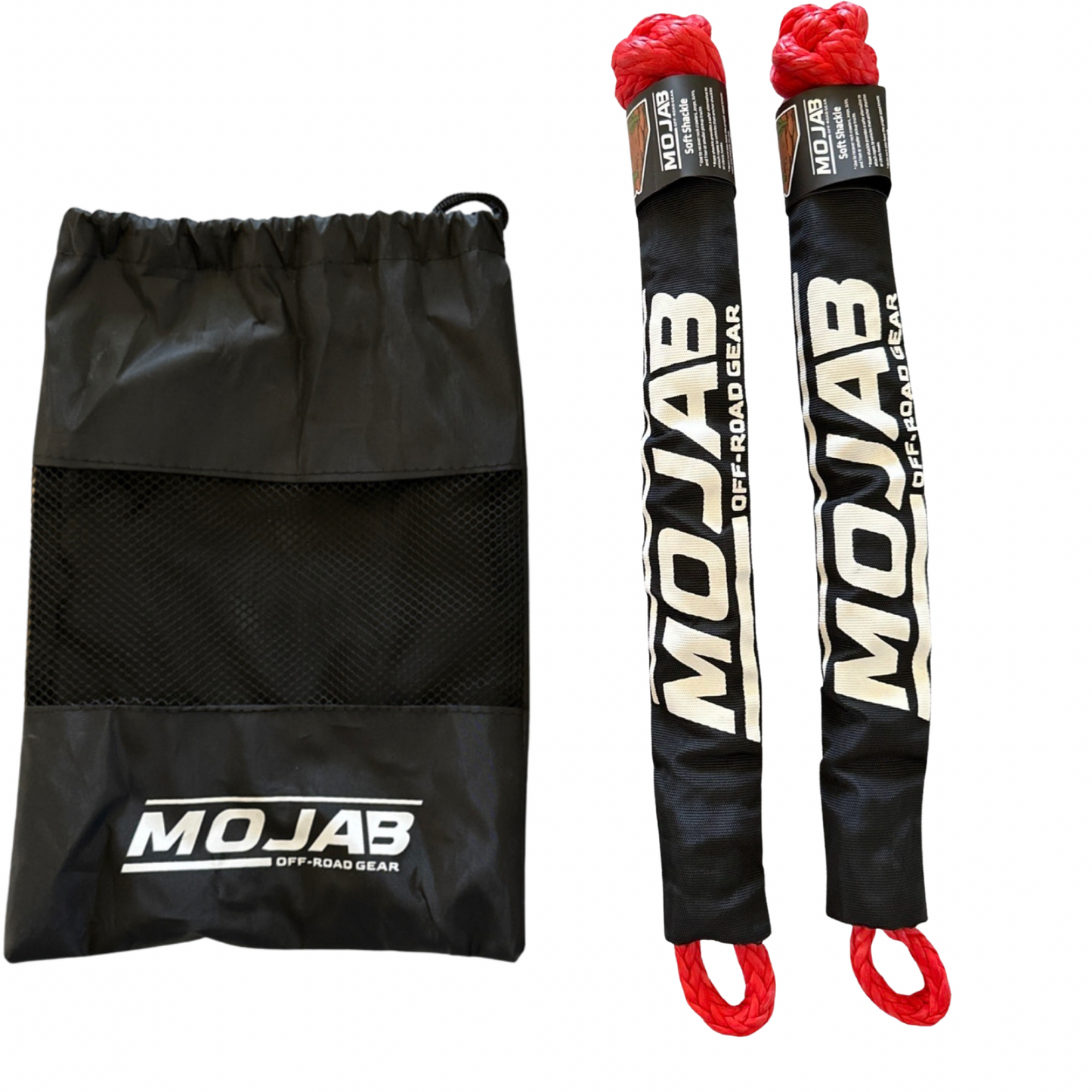 Soft Shackle 3/8'' x 19'' with sleeve and bag (Set of 2 Shackles).