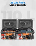 110L/29Gal UTV Bed Storage Box For CFMOTO Uforce 1000 | 1000XL Pro Highland