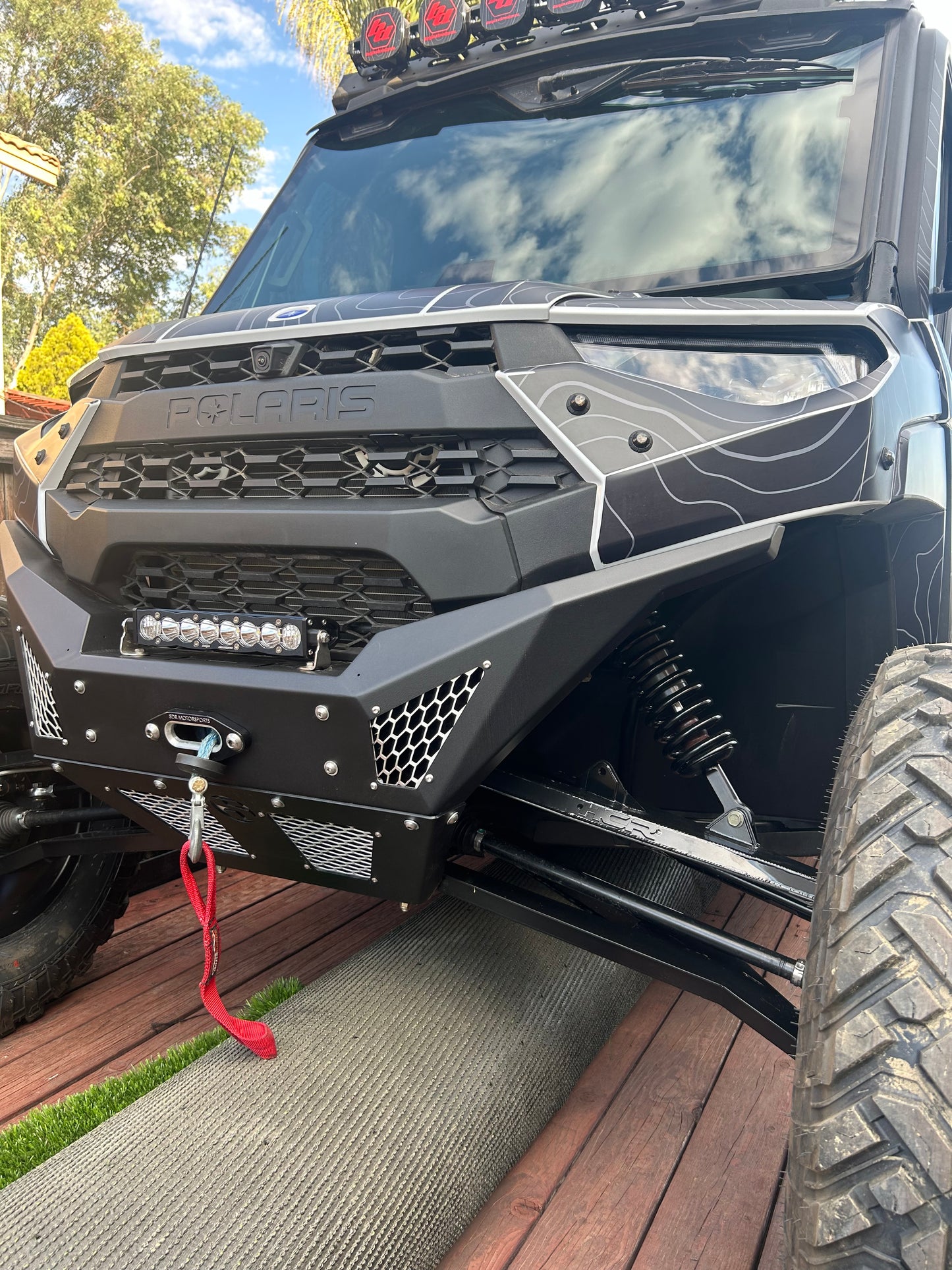 Polaris Ranger XP1000 X-Plorer Series Front Bumper and Winch Mount