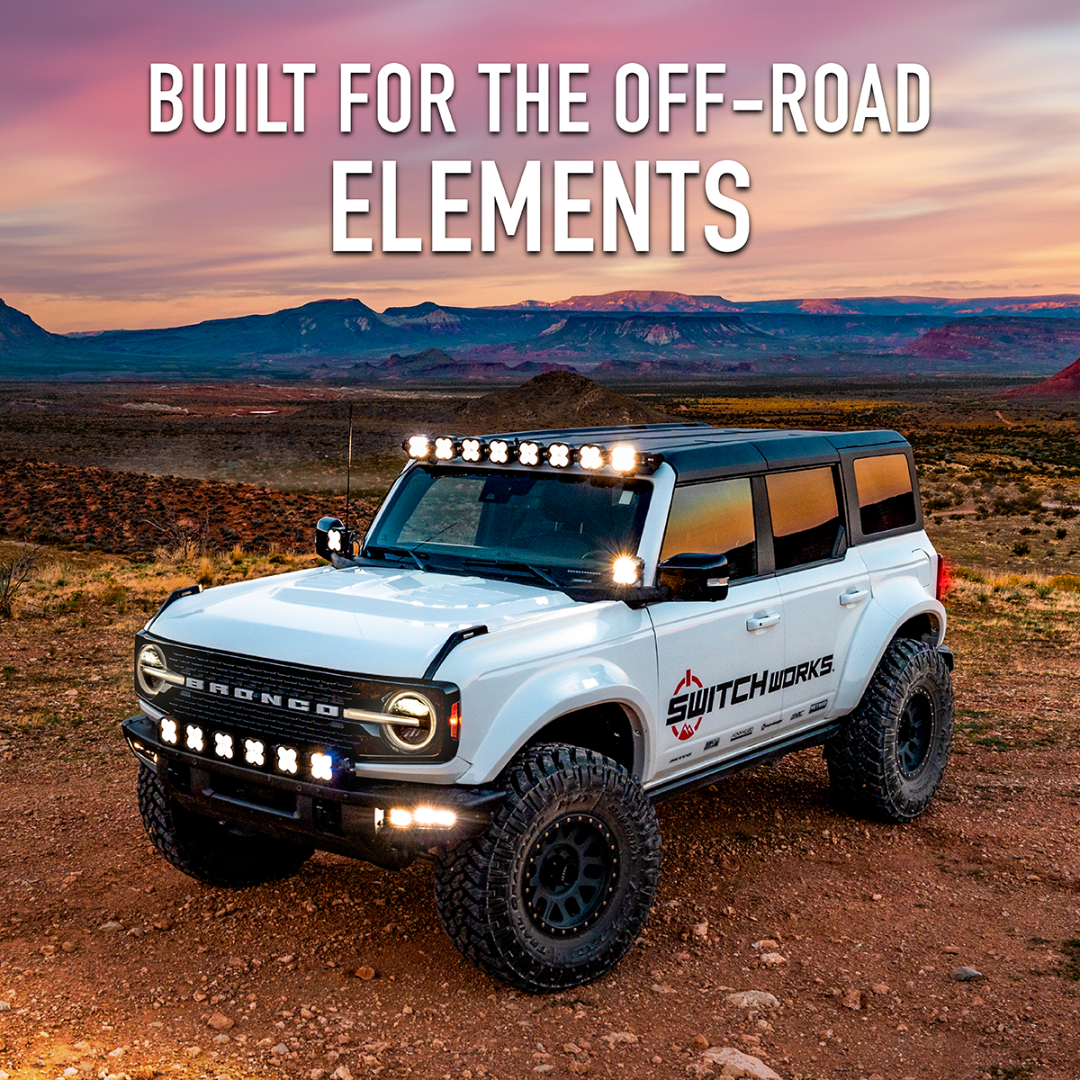 2021-2025 Ford Bronco 4-Door Rear Subwoofer Add-On