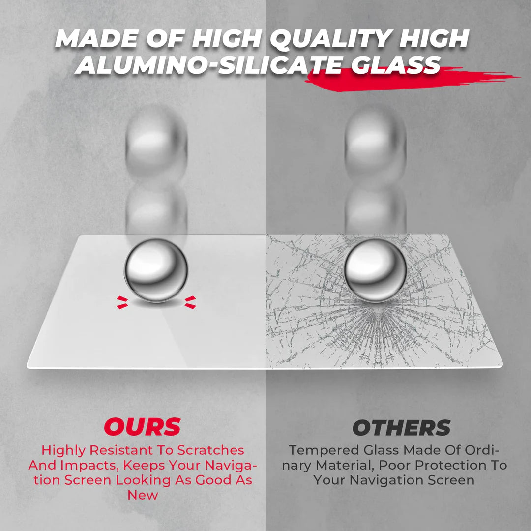 Tempered Glass Screen Protector for Ride-Command RZR /Ranger /General /Slingshot /Xpedition