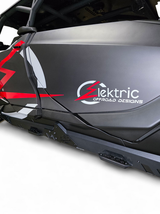 2024+ Can Am Maverick R Volt Rocker Steps 4 Seat