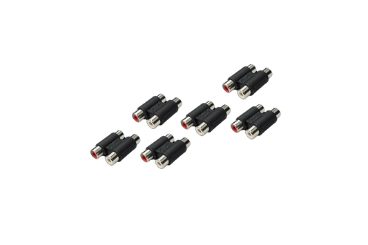 UTV Stereo RCA Barrel Connectors Female (6-Pack) | UTVS-RCA-BARREL-3