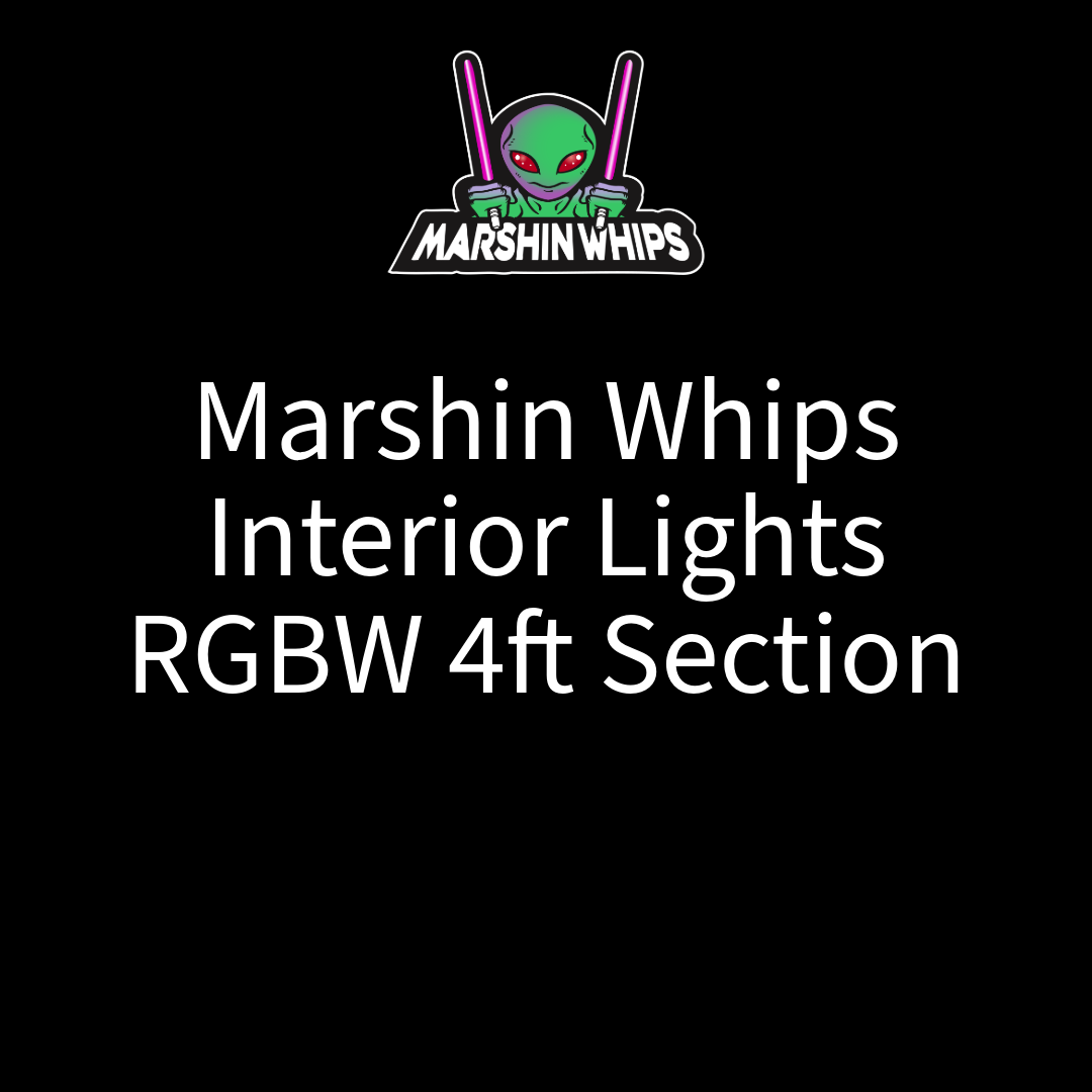 Marshin Whips Interior Lights: 4ft RGBW Section