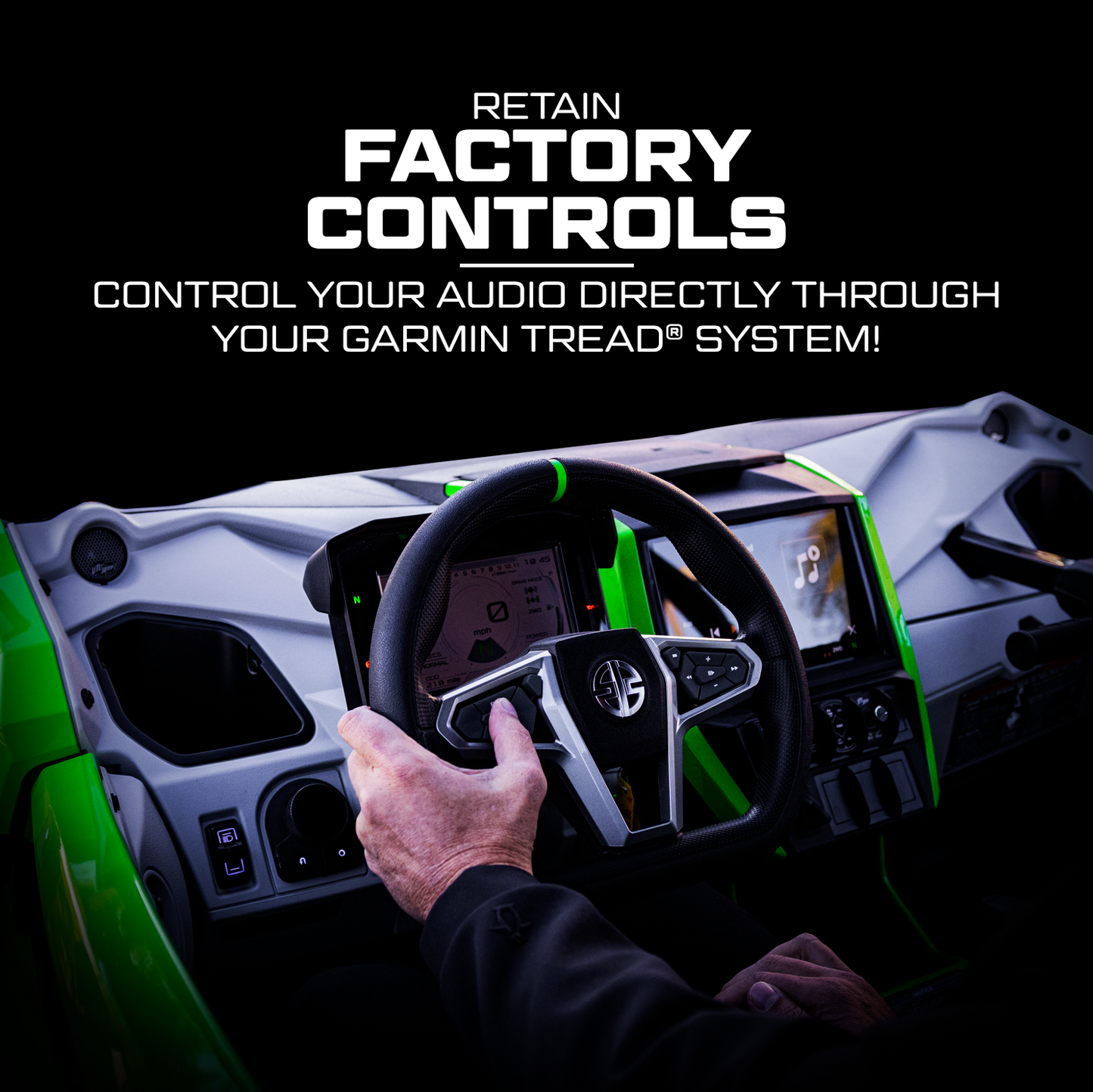 Kawasaki® Teryx H2 Garmin Tread® RCA OUTPUT KIT - 6 CH W/ REMOTE | UTVS-H2-GRM-RCA-OUT-KIT