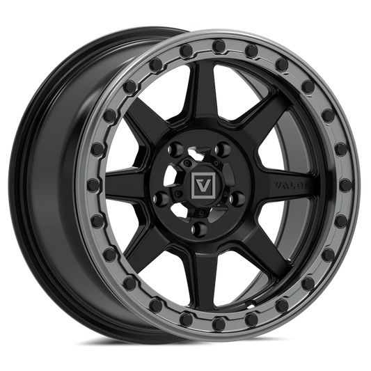 V13 Satin Black UTV Beadlock wheel