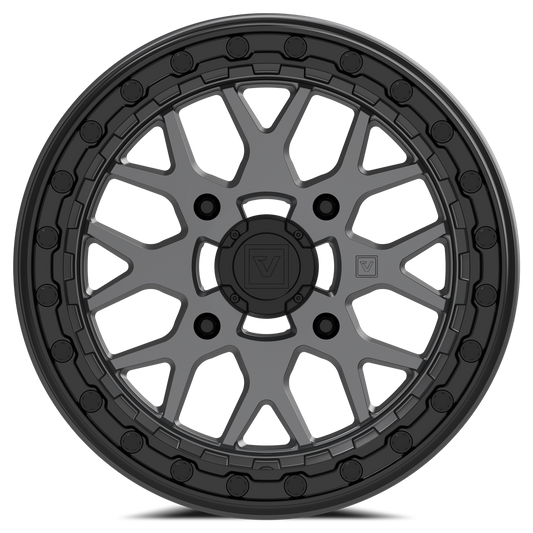 V07 Satin Graphite UTV Beadlock - Valor Offroad