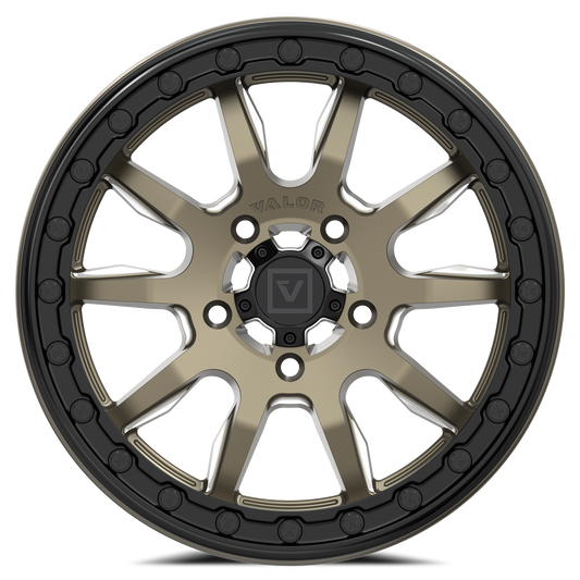 V15 Satin Bronze UTV Wheel - Valor Offroad