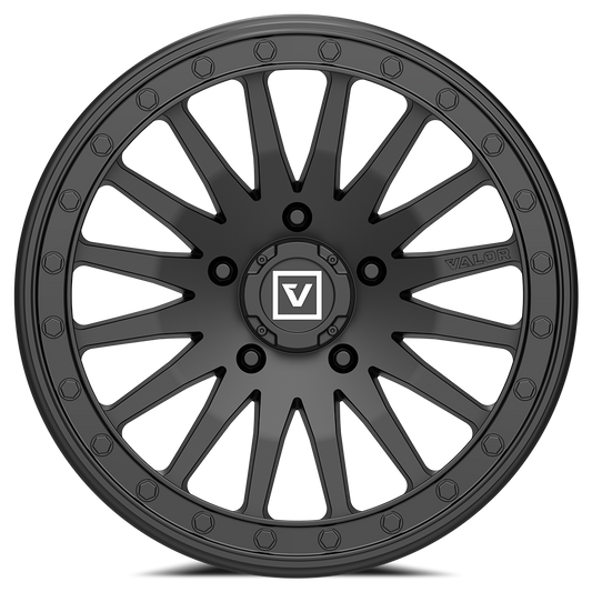 V06 Satin Black UTV Beadlock - Valor Offroad