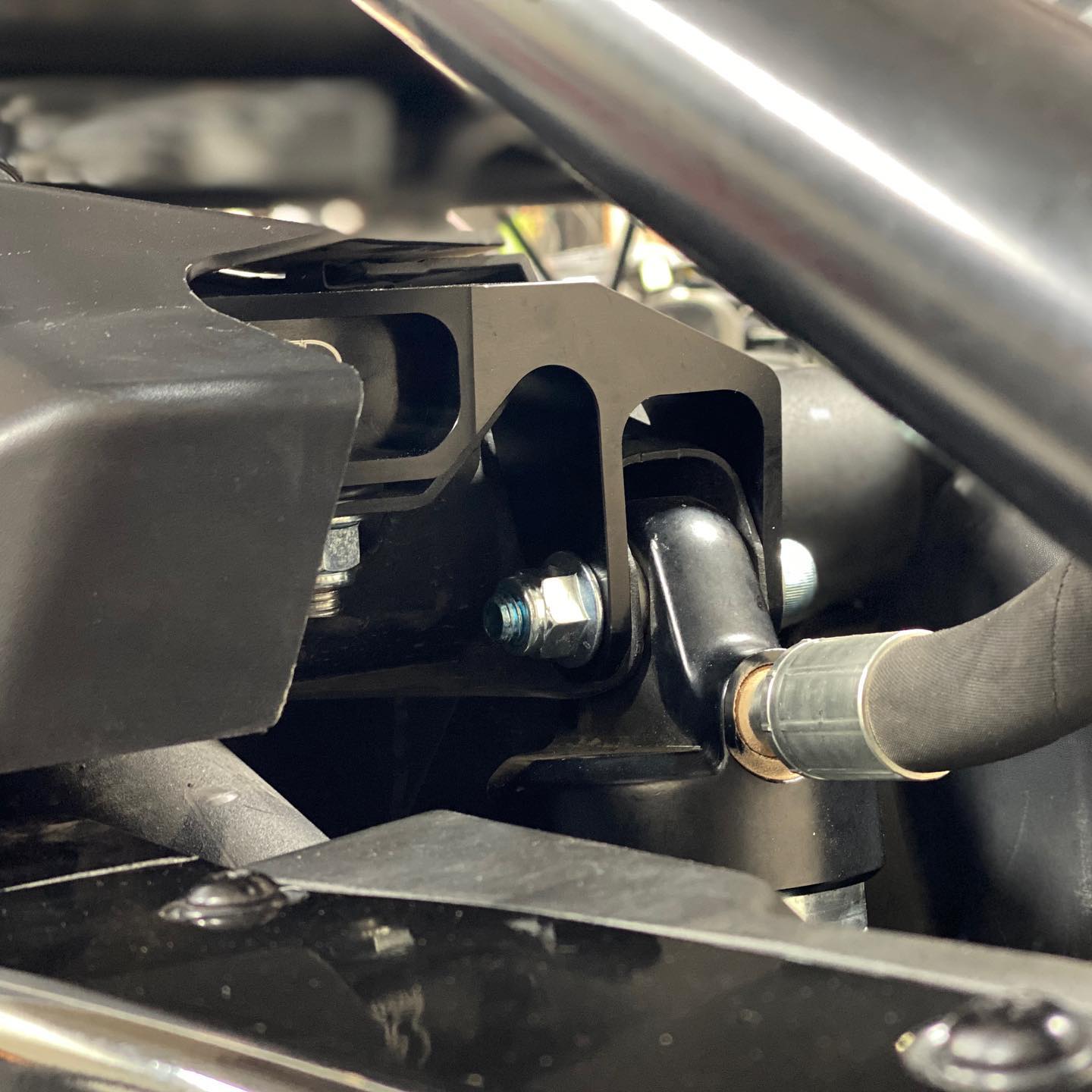 Maverick X3 Billet Rear Upper Shock Mount Brace Kit - WR Edition