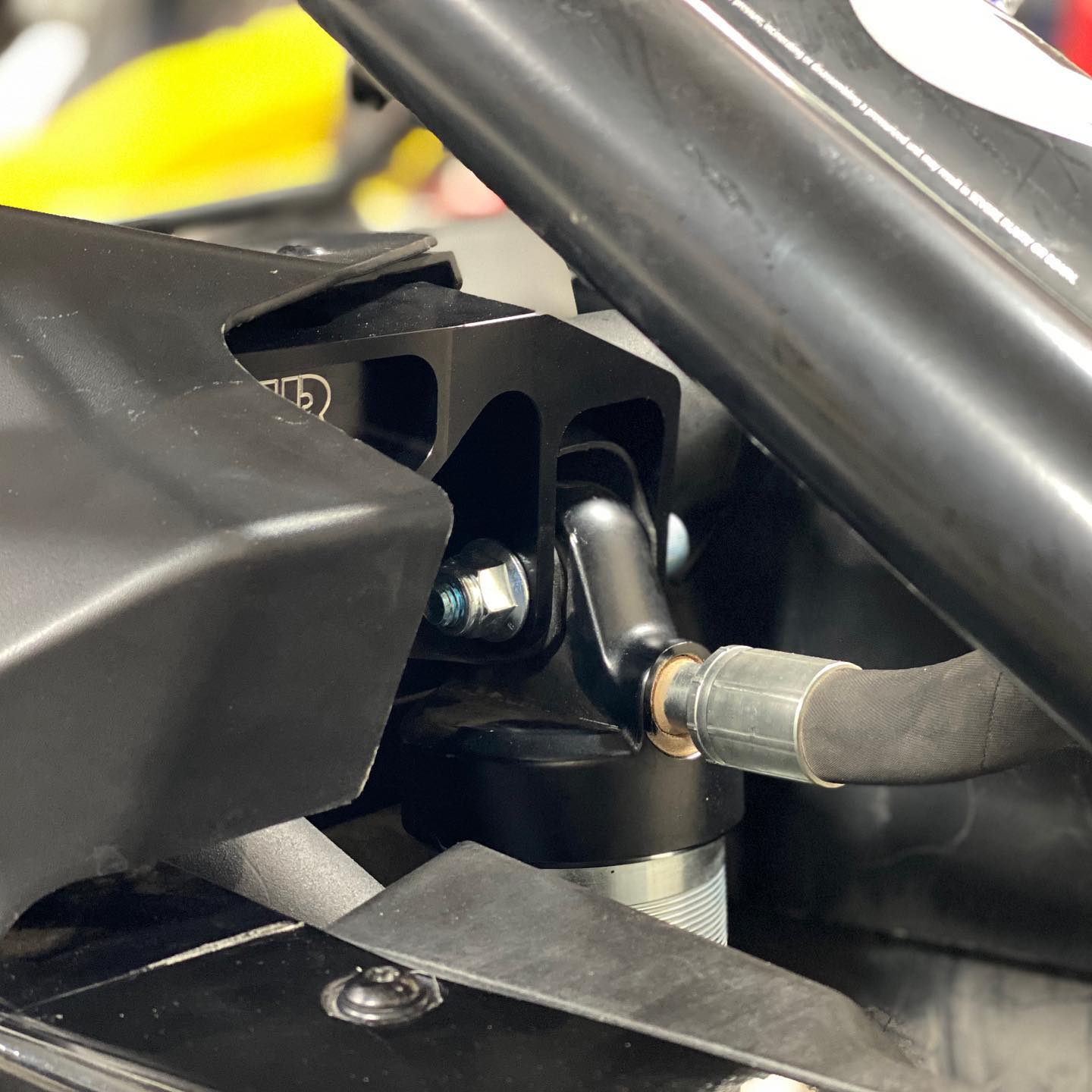 Maverick X3 Billet Rear Upper Shock Mount Brace Kit - WR Edition