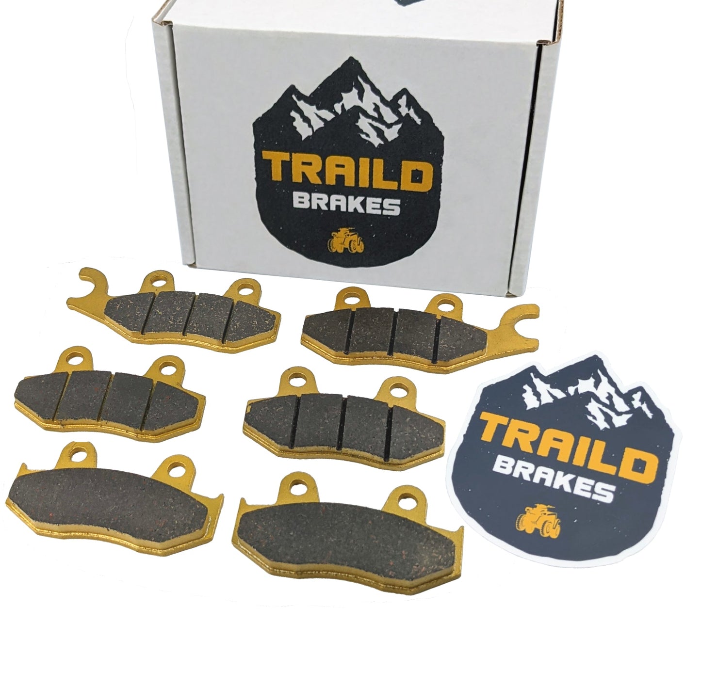 Yamaha YFZ 450R SE 2009-2023 and YFZ 450 2006-2011 & 2017 Ceramic Brake Pad Set