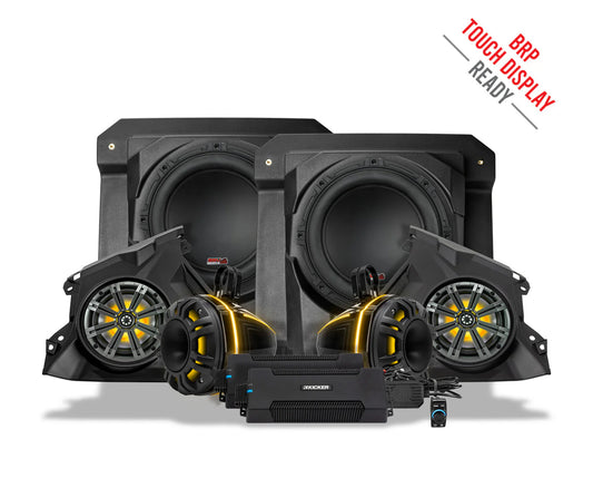 2024-2025 Can-Am® Maverick R, Phase-6 K-Spec 1650watt 6-Speaker Stereo System with Kicker Horns
