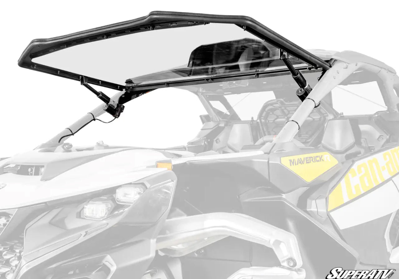 CAN-AM MAVERICK R MAXDRIVE POWER FLIP WINDSHIELD