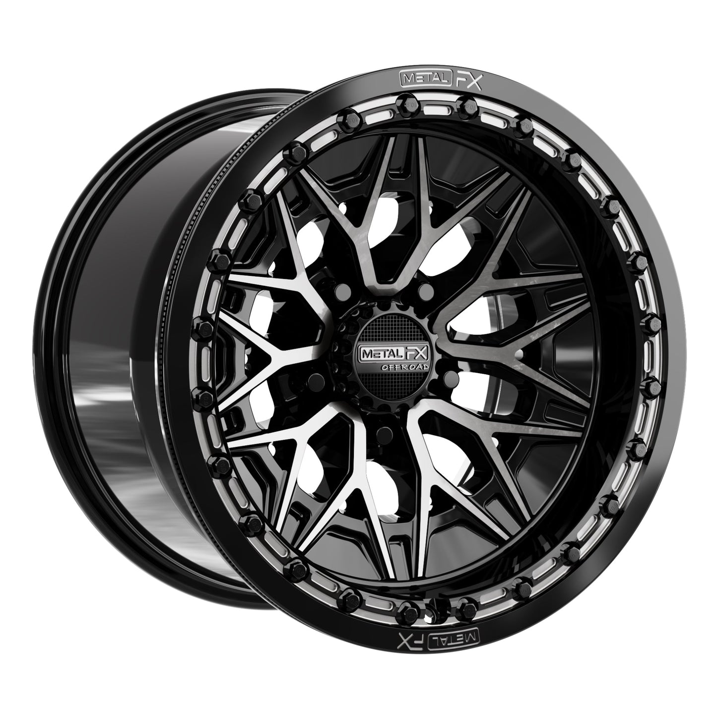 Alpha R Beadlock | Gloss Black DDT Face