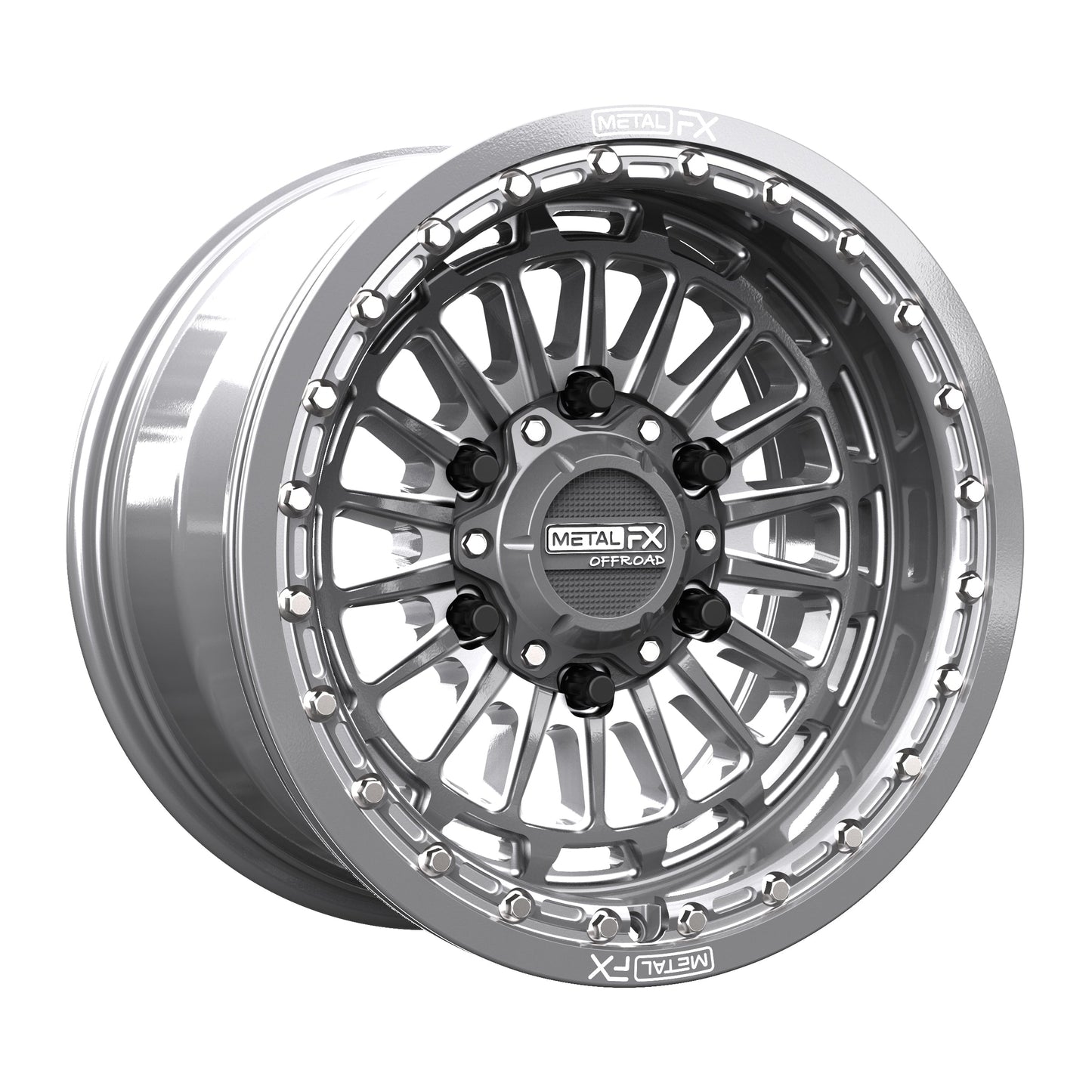 Delta 6R Beadlock | Gunmetal Contrast Cut
