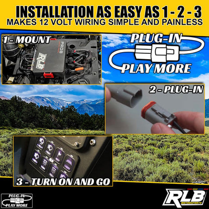 POLARIS XPEDITION PRO8 SWITCH PANEL + DASH MOUNT