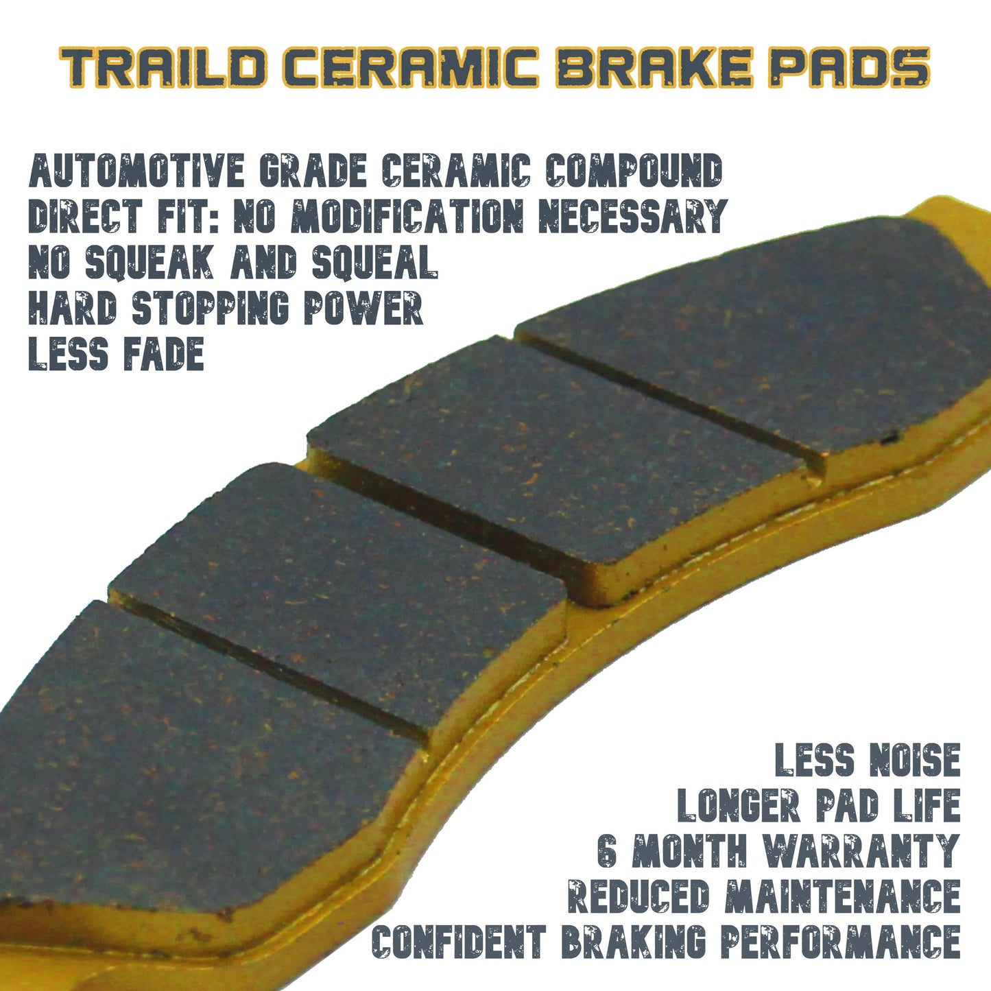 Polaris Ranger XD 1500/Crew XD 1500 2024-2025 Ceramic Brake Pad Set