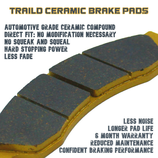 Polaris Ranger XD 1500/Crew XD 1500 2024-2025 Ceramic Brake Pad Set