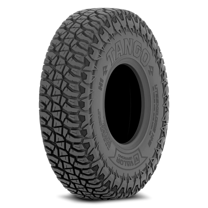 KMC Aztec Beadlock 15x7 Black/Milled +38mm with 32" Valor Tango Tire set