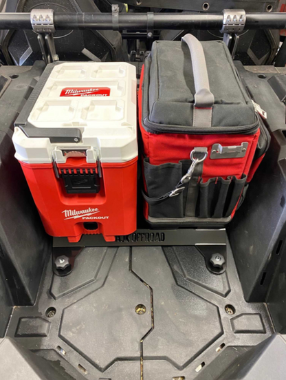 POLARIS RZR Packout Mount Short by AJK Offroad Cooler and one Kit
