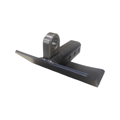 Hitch Skid with Recovery Point Short by AJK Offroad Back Close Up