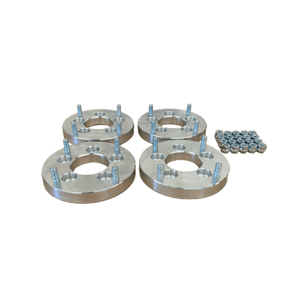 Polaris Pro R / Turbo R / Xpedition Wheel Spacers / Adapters by AJK Offroad Top Angle View