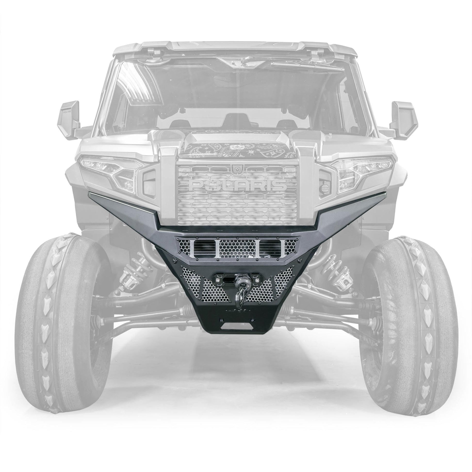 Front bumper upgrade by DRT for Polaris Xpedition