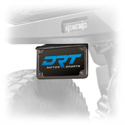 Polaris Xpedition license plate bracket laser-cut steel