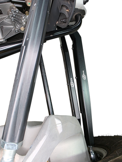 2024+ Can Am Maverick R High Clearance Adjustable Radius Rods (Anodized Black)
