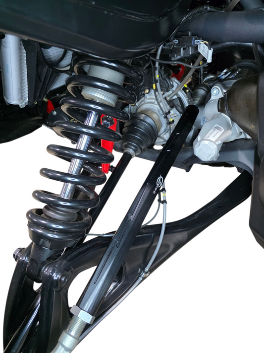 2024+ Can Am Maverick R Billet Tie Rods Anodized Black