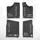 4pcs TPE Floor Mats Anti-Slip Mats for Can-Am Defender Max