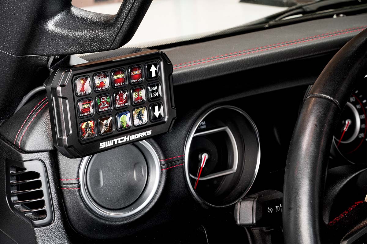 2018-2025 Jeep JL / JT SWITCH Works Alpha12 Mounting Kit