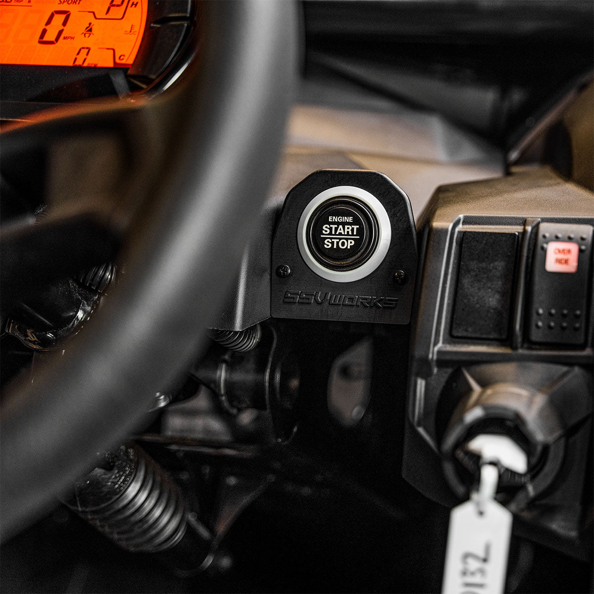 2017-2025 CanAm X3 Start/Stop Button Relocation Mounting Kit