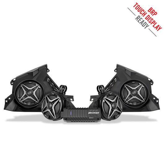 2024-2026 Can-Am® Maverick R, Phase-2 A-Spec 800watt 4-Speaker System